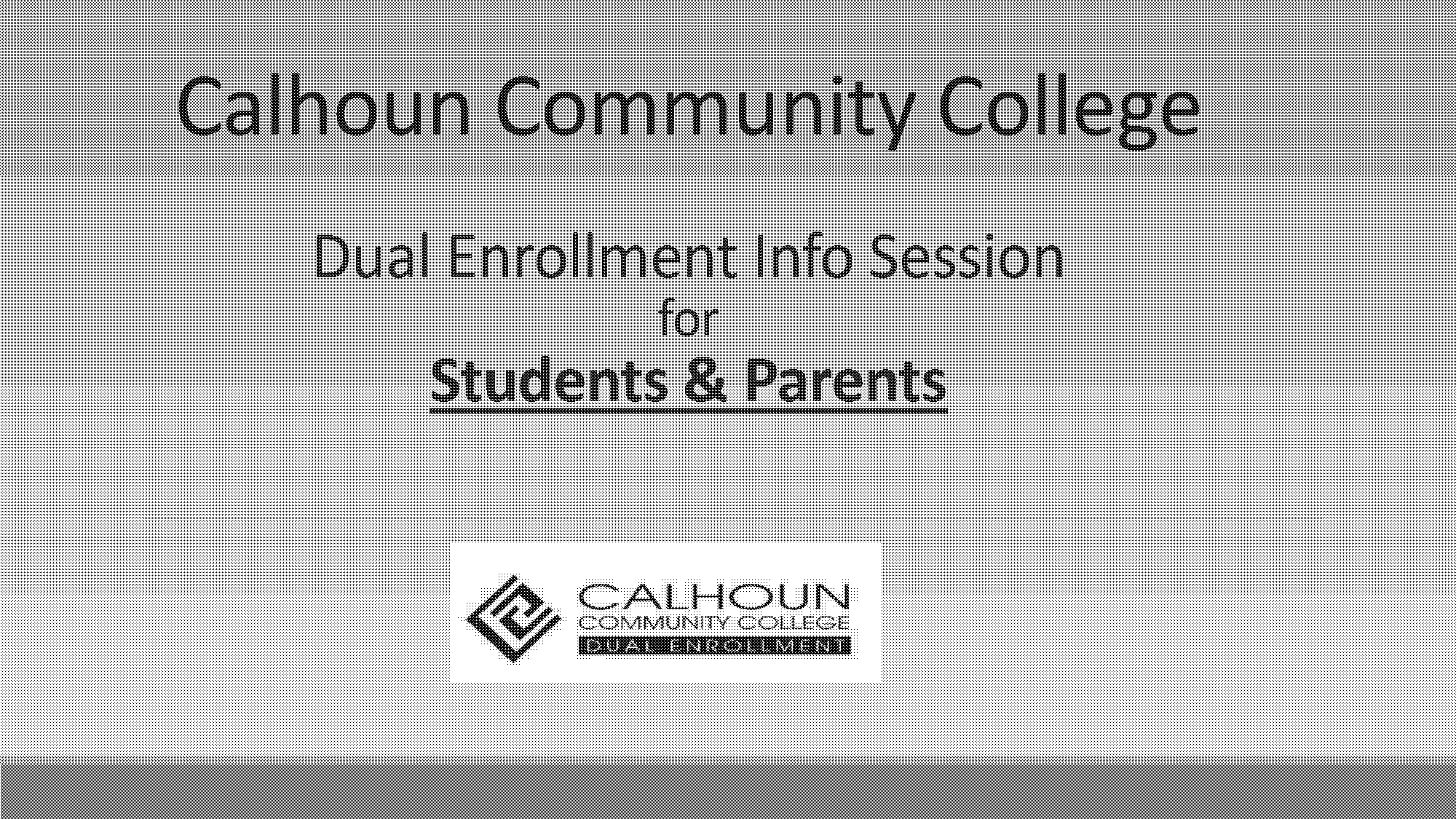 calhoun community college tuition payment plan