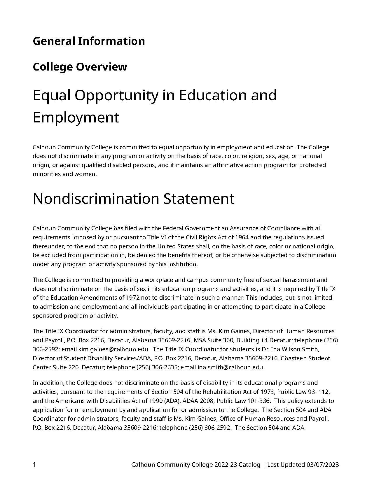 calhoun community college tuition payment plan